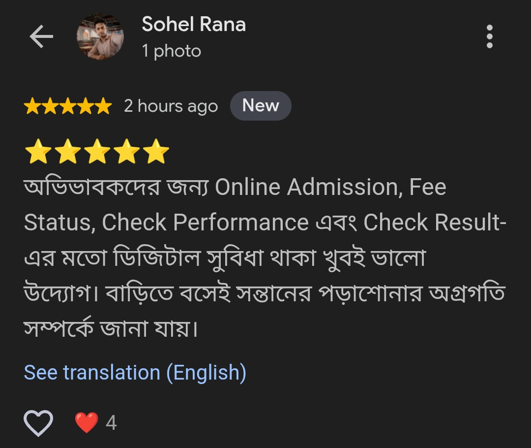 Review by a parent