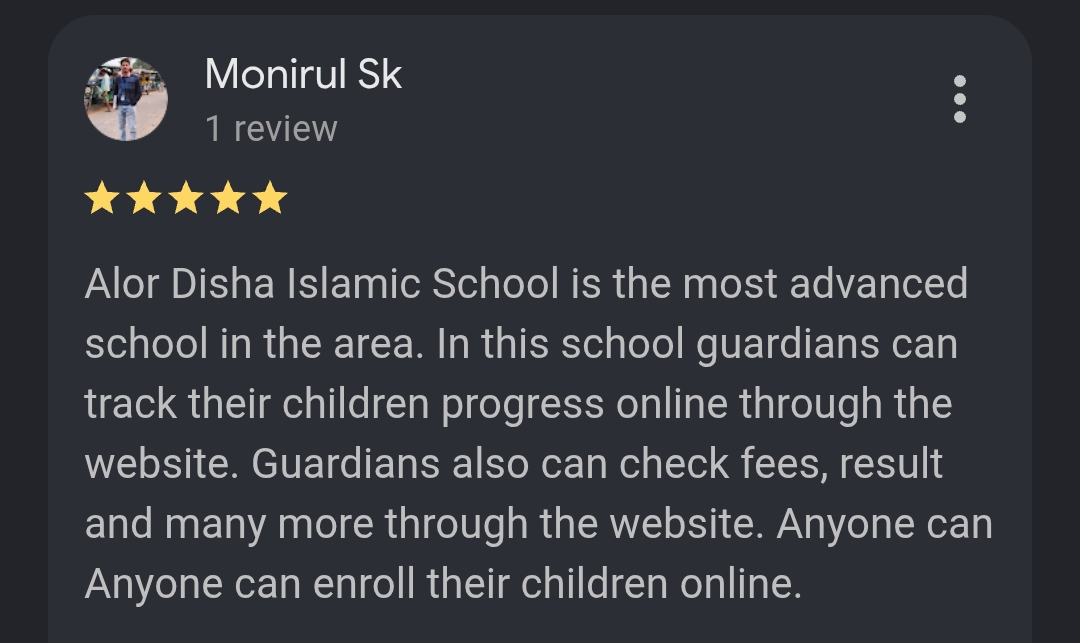 Review by a parent